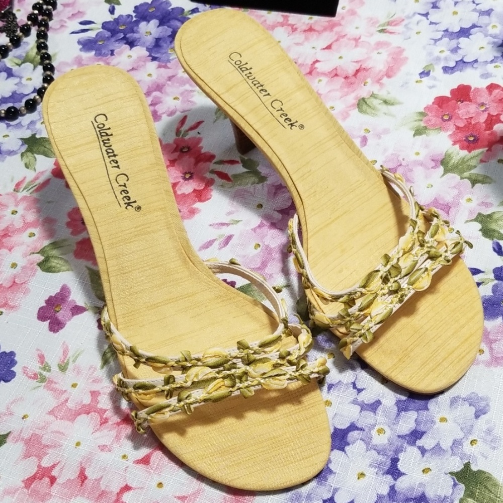 Coldwater Creek Mules Yellow